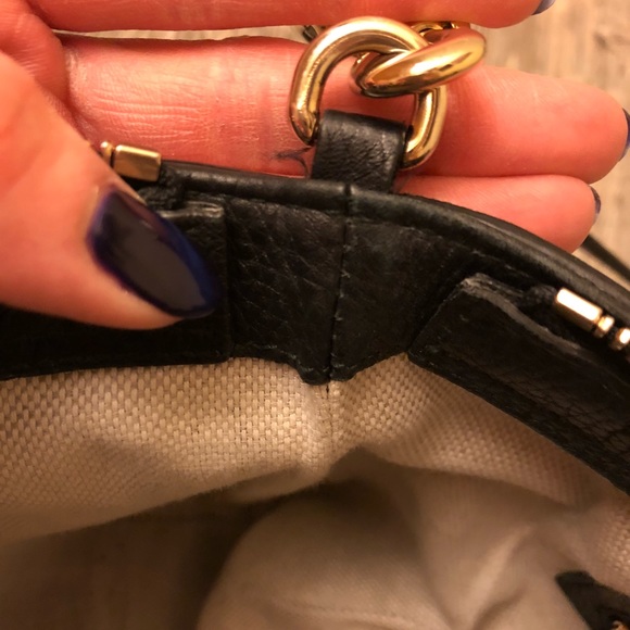 🍃Host Pick🍃Gucci Soho Leather Top Handle Bag Blk - Picture 9 of 9
